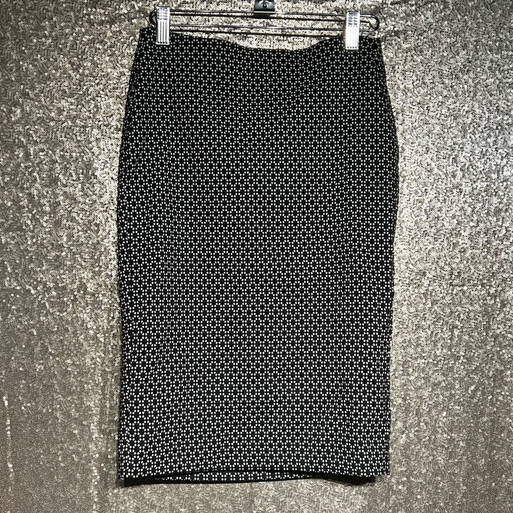 ELLE Geometric Print Pencil Skirt - Size XS - New Without Tags